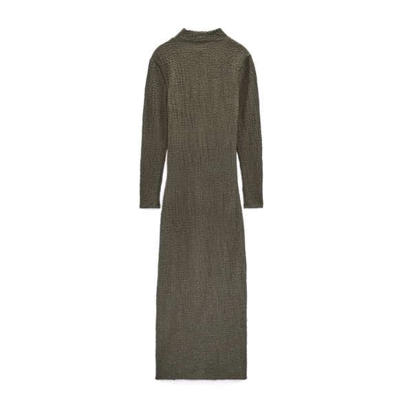 🫒 Beautiful textured ZARA dress. - Picture 8 of 8